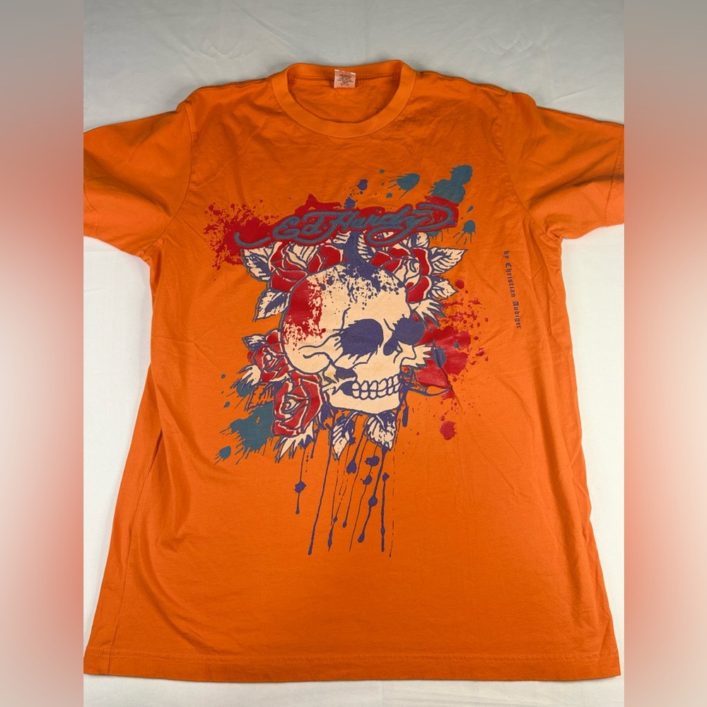 Vintage Ed Hardy Skull Graphic Tee | $20